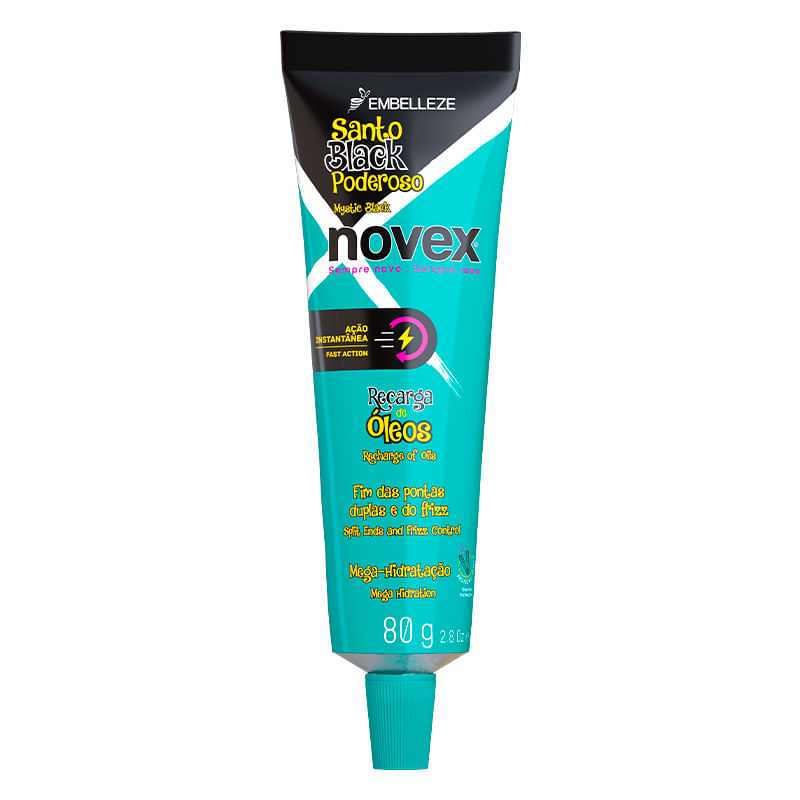 Recarga-Novex-Santo-Black-Poderoso-80g