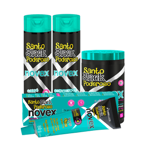 Kit Santo Black Poderoso Recarga