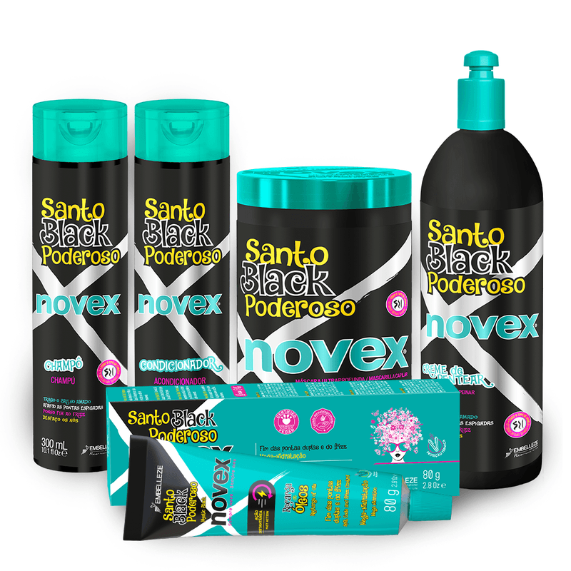 Kit-Novex-Santo-Black-Poderoso-Cuidado-Intenso