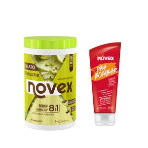 Kit Máscara de Pistachio de 1Kg + Champô Pra Bombar